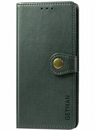 Кожаный чехол-книжка getman gallant (pu) для xiaomi redmi a1 / a2 зеленый