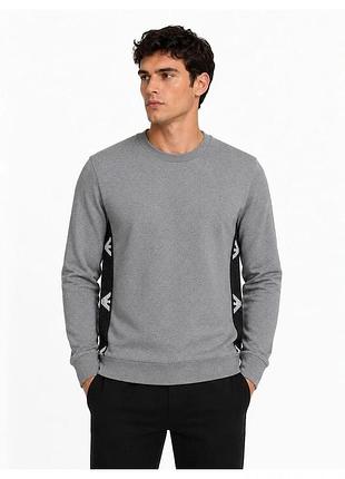 Оригінальний чоловічий світшот emporio armani underwear,  р.l, сірий