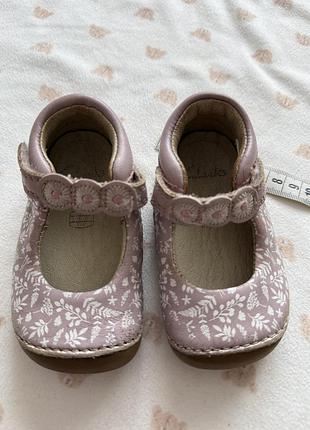 Балетки для дівчаток clarks рожеві 18.5 розмір