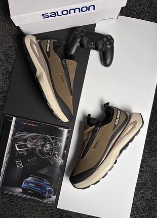 Чоловічі кросівки salomon odyssey elmt advanced gtx coyote black beige