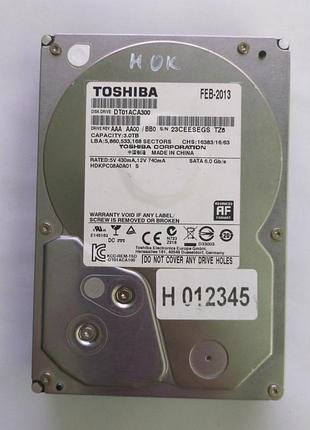 Донор hdd toshiba dt01aca300 h012345 220 oa90380 01 ms7 921
