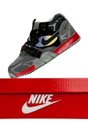 Nike air trainer 1 sp utility grey black corall 2