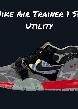 Nike air trainer 1 sp utility grey black corall 5