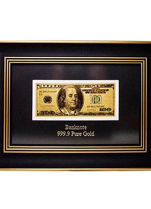 Панно на стену банкнота 100 usd (доллар) сша 33х23 см 160536
