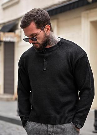Мужской свитер alonso черный пп8132