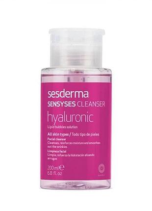 Тонізуючий засіб з гіалуроновою кислотою sesderma sensyses cleanser hyaluronic 200 мл