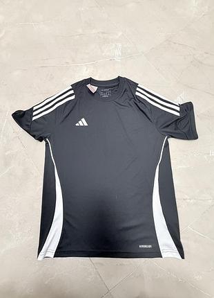 Футболка для хлопчика adidas tiro 24 чорна, 12-13 років