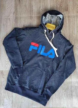 Худи серый чел fla р.l тм osm