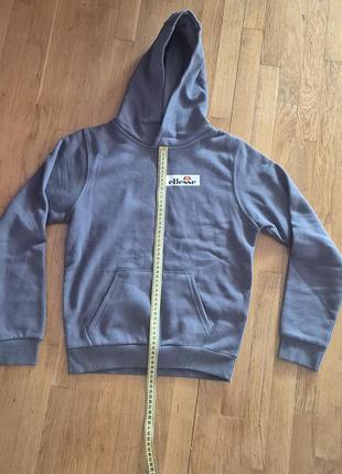 Худі дитяче ellesse сіре з капюшоном та кишенею
