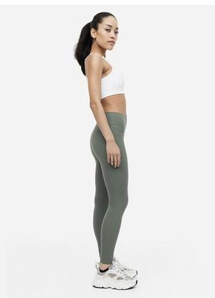 Лосіни жіночі h&m shape move хакі, розмір s