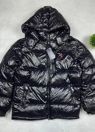 Polo ralph lauren пуховик куртка чоловіча зимова чорна