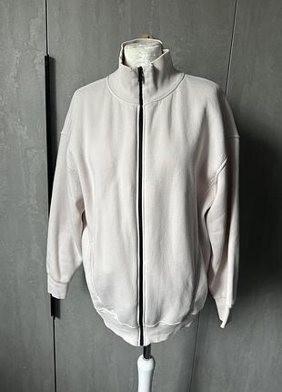 Кофта бомбер на флисе l (oversize)