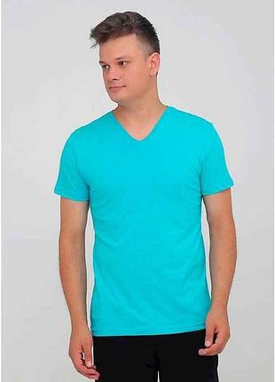 Футболка мужская 12-1316654225 р.5(2xl) яркая аква тм наталюкс