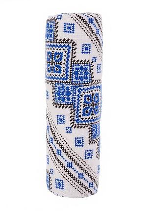 Салфетки в рулоне вышиванка 25*25 см из микрофибры синий colorful home 515-12-60bl