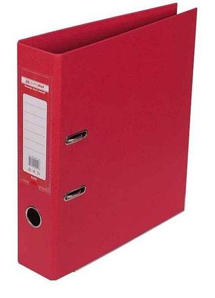 Папка-регистратор двусторонний а4 70/75мм красный арт.bm.3019-05с тм buromax