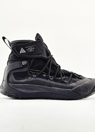 Nike acg terra antarktik black | чорні зимові термокросівки gore-tex | 40–45
