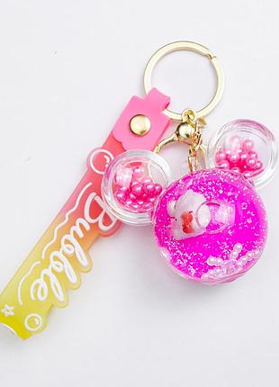 Дитячий брелок hello kitty mouse 4×4.5 (см) для ключів, на сумку і рюкзак hp-55-33mous