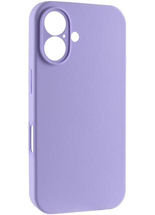Чохол silk full camera protective (aa) no logo для apple iphone 16 plus (6.7") бузковий / dasheen