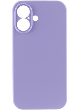 Чохол silk full camera protective (aa) no logo для apple iphone 16 plus (6.7") бузковий / dasheen 2
