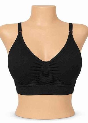 Бюстгалтер черный 1920l р.2xl-3xl тм faylina