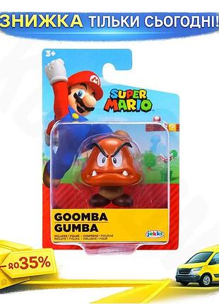 Ku ігрова фігурка гумба universal fit 6 см super mario колекційна фігурка з артикуляцією для дітей від uni2l_k