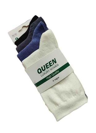 Носки жен арт.3604 микс р.36-40 4 пар р.36-40 тм queen