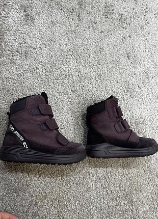 Чоботи зимові ecco, gore-tex, 28 розмір