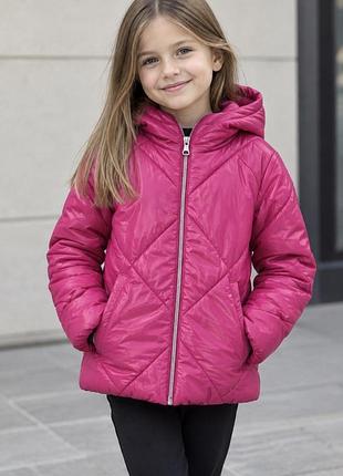 Куртка для дівчинки benetton рожева