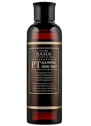 Омолоджуючий тонер з комплексом пепитдів cos de baha pt m.a peptide facial toner