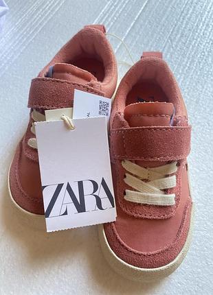 Новые детские кроссовки zara (кеды на липучке), размер 22 , 23