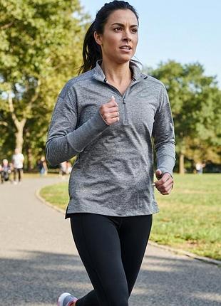 Лонгслив nike nike dri-fit (original) спортивный реглан на короткой молнии