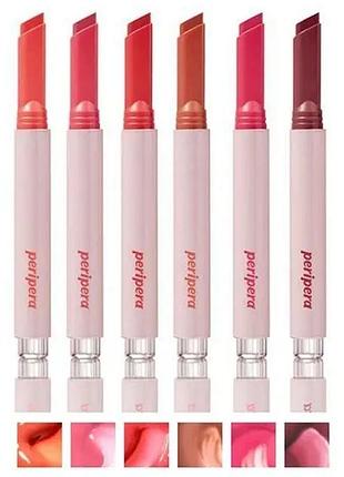 Сяюча помада-блиск peripera heart jam glow lip