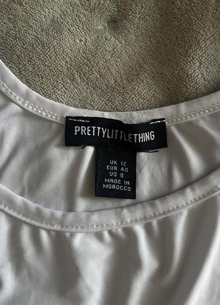Жіноче боді prettylittlething біле 2