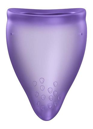 Менструальна чаша fun factory fun cup size a black currant, багаторазова, діаметр 4 см, об’єм 20 мл