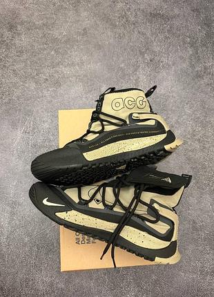Nike acg terra antarktik gore-tex brown | коричнево-бежеві зимові термокросівки gore-tex | 40–42