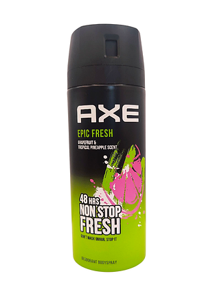 Дезодорант axe epic fresh чоловічий аерозольний 150 мл 2128