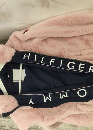 Куртка-бомбер жіноча tommy hilfiger рожева