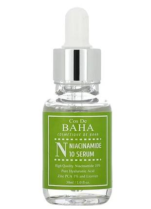 Сыворотка для жирной кожи с ниацинамидом и цинком cos de baha n niacinamide 10 serum