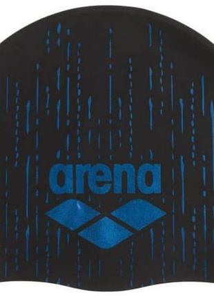 Шапка для плавания arena shine cap черный уни ofsm
