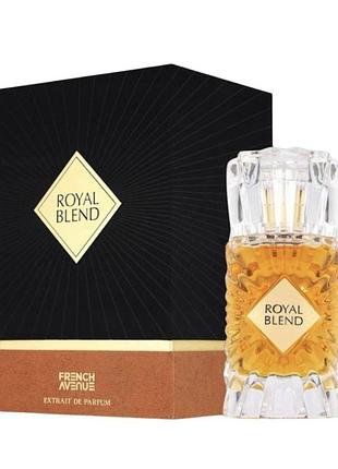 Парфумований екстракт унісекс fragrance world french avenue royal blend, 100 мл