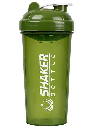 Шейкер спортивний apx shakerbottle, 700 мл, із сіткою для змішування, bpa free, зелений