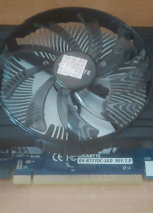 Видеокарта gigabyte radeon hd 7770 1gb gddr5 128 bit pci-e тест ок