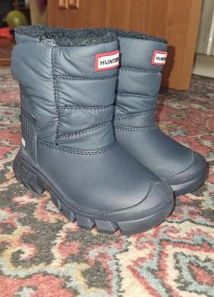 Чоботи жіночі hunter waterproof чорні