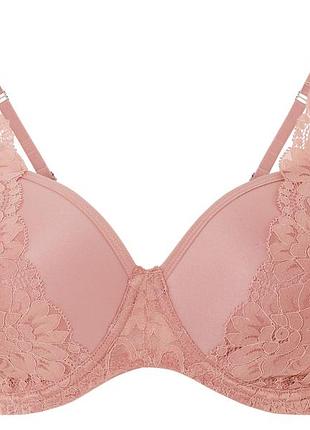 Бюстгальтер з мереживом для жінки esmara lycra® 477798 75b рожевий