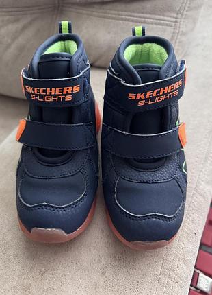Дитячі осінні черевики skechers оригінал