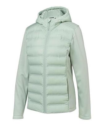 Куртка softshell комбінована (гібридна) для жінки crivit by newcential (kaufland) 494937 s зелений