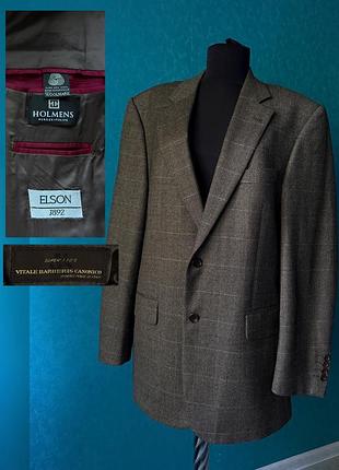 Вовняний піджак elson 1892 з преміум-вовни vitale barberis canonico super 110's (італія)