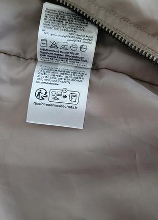 Куртка-бомбер для підлітків h&m бежева 6