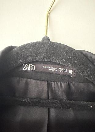 Піджак zara оверсайз чорний 2