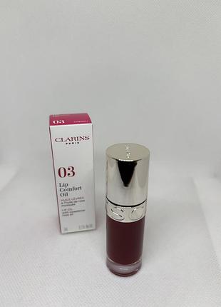 Оригинал clarins lip comfort масло для губ 03 cherry